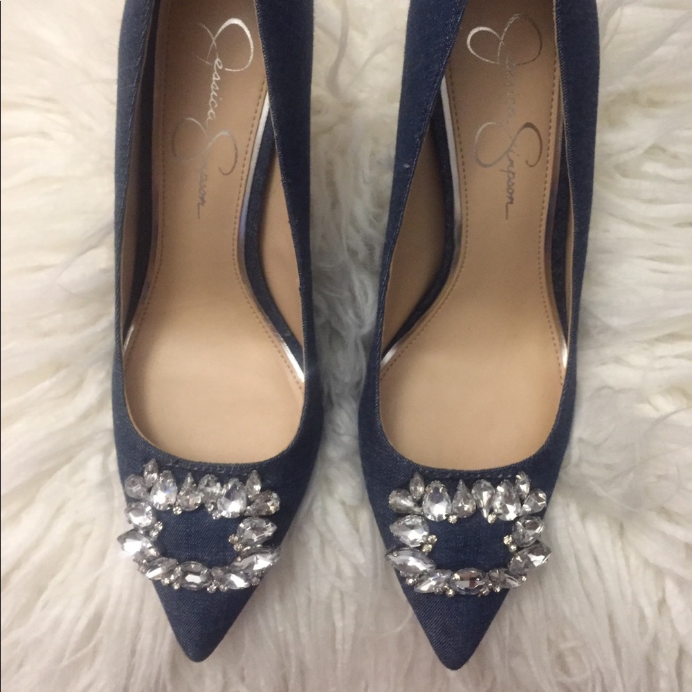 Jessica Simpson Denim Pumps